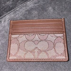 Coach Signature Card Holder
